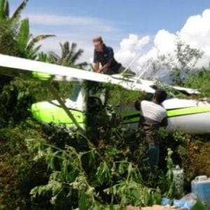 Pesawat Pribadi Kapolres Oku Timur Jatuh