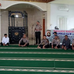 Polres Lubuk Linggau Gelar Maulid Nabi 