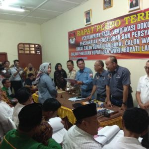 Enam Paslon Lahat Dinyatakan Lulus Tes Kesehatan