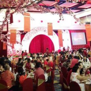 Jamuan Makan Malam Bertabur Keberuntungan di The Arista Hotel Palembang