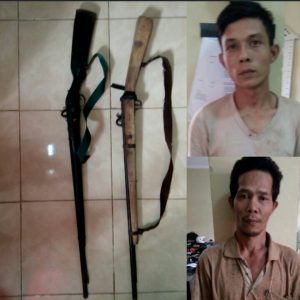 Lagi Berburu Babi, Dua Warga Talang Sejemput Kaget Dikepung Polisi