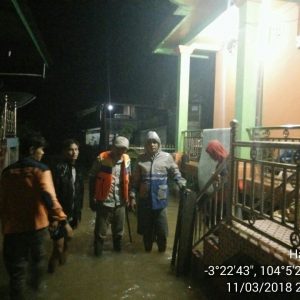 Ratusan Rumah di Kecamatan Rambang Dangku Terendam Banjir