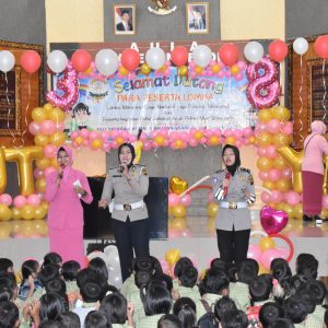 350 Murid TK Antusias Ikuti HUT ke-38 Yayasan Kemala Bhayangkari