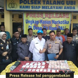 Grebek Bandar, Polres Muara Enim Amankan 1 Kg Sabu dan Uang Ratusan Juta