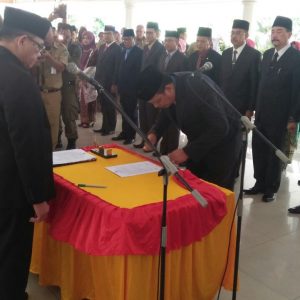 Muzakir Rombak 21 Pejabat di Muara Enim