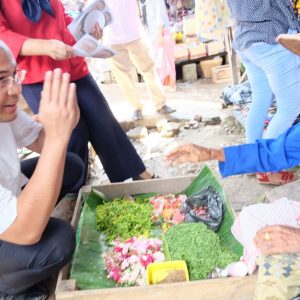 Berkunjung ke Pasar Tugumulyo, Pedagang Keluhkan Dua Hal Pada Cawagub Sumsel Irwansyah