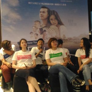Pemeran ‘Terbang Menembus Langit’ Road Show di Palembang