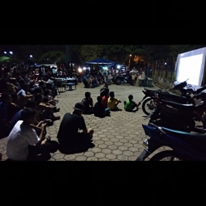 Nobar SFC, Teriakan Wong Sekayu Tak Habis Dukung Kemenangan