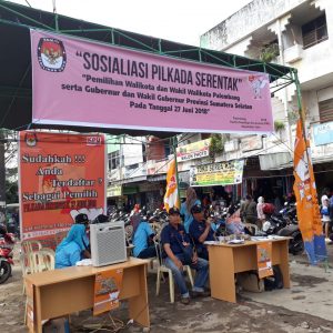 KPU Datangi Pasar Sako Kenten, Ngapain?