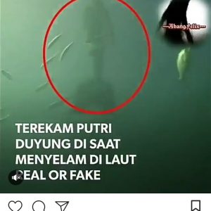 ‘Putri Duyung’ Terekam Kamera, Netizen Heboh Debatkan Keasliannya