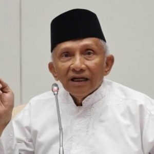 Di Kantor Anies, Amien Ajak Ustazah Pastikan Jokowi Tak Jadi Presiden Lagi