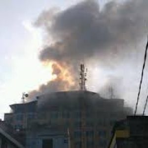 Hotel Novita Jambi Terbakar Hebat