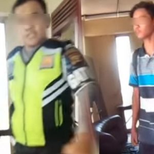 Viral ! Aksi Pungli Oknum Polisi Palembang