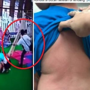 Viral ! Video Jonathan Tendang Anak Di Ayunan