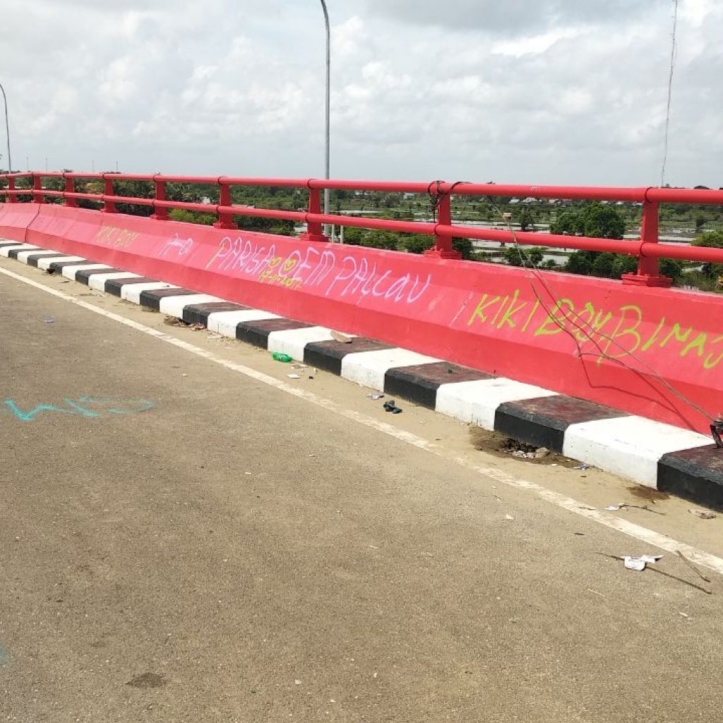 Dicari! Pelaku Vandalisme FO Keramasan Akan Dilaporkan ke Pihak Berwajib