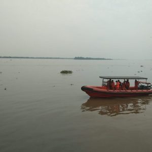 Buruh Proyek Jembatan Musi IV Terseret Arus Sungai Musi