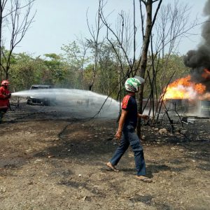 Depot Pengoplos Minyak Mentah  Meledak, Polisi Usut Legalitas Izin Usaha