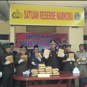 Peredaran 24 Kilogram Ganja Digagalkan Polres Banyuasin