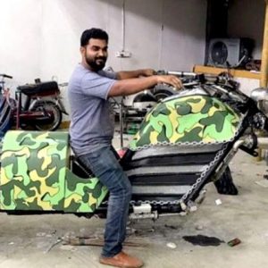 Modifikasi Motor Chopper Sepanjang 4 Meter, Ini Tampilannya