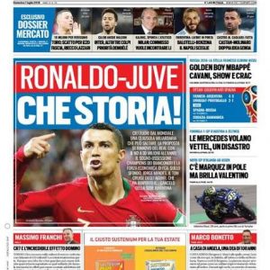 Tuttosport : Selamat Datang Cristiano Ronaldo di Juventus