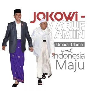 Resmi, Jokowi Gandeng Ma’ruf Amin Hadapi Pilpres 2019