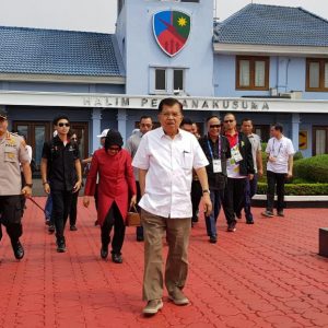 JK dan Istri Nonton Asian Games di Palembang