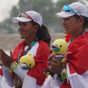 Ganda Putri Dayung Indonesia Sumbang Perunggu