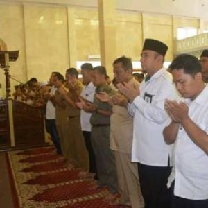 Kemenag Banyuasin Gelar Shalat Gaib Untuk Gempa NTB