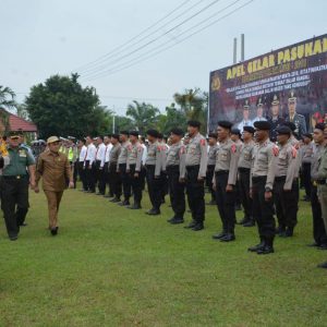 Polres Musi Rawas Gelar Pasukan Operasi Mantap Praja