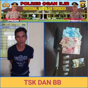 Rohi Dibekuk Polsek Pemulutan Edarkan Sabu