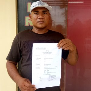 Diancam Pakai Senpi Rakitan, Penjaga Keamanan Ini Lapor Polisi