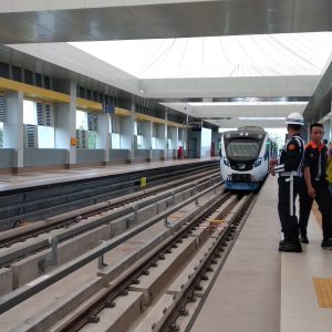 10 Stasiun LRT Kini Siap Lanyani Penumpang