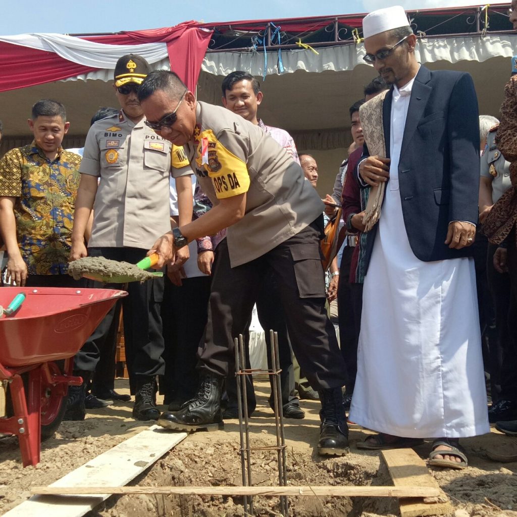 Kapolda Letakkan Batu Pertama Perumahan Bhayangkara Musiku