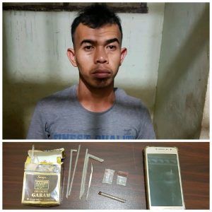 Polsek Pemulutan Ringkus Bandar Narkoba Lintas Kabupaten