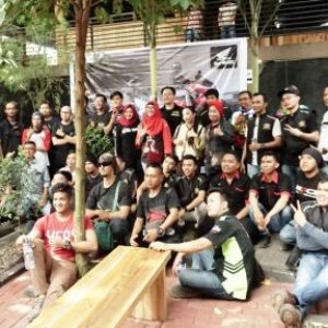 Ratusan Rider AHMP Touring Bareng Astra Motor Sumsel