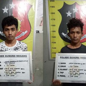 Polres Muara Enim Ringkus Komplotan Pencuri di Ujanmas