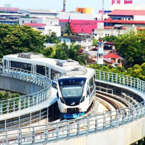 Seluruh Stasiun LRT Sudah Beroperasi