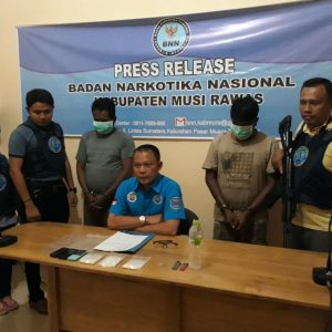 BNNK Musi Rawas Bekuk Pengedar Sabu Antarprovinsi