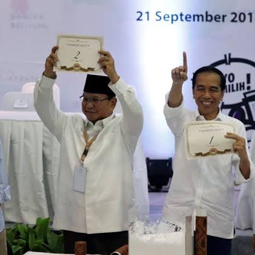 Survei LSI: Jokowi-Ma’ruf Unggul dari Prabowo-Sandi di 9 Provinsi