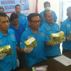 BNN Sumsel Tangkap Bandar Narkoba Tulung Selapan