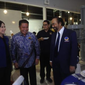 Gubernur Sumsel HD Hadiri Undangan HUT NasDem