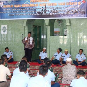 Danlanud SMH Ajak Prajurit Teladani Akhlak Rosulullah