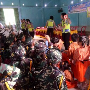 Satlantas Polres Lahat Tanamkan Pentingnya Berlalulintas ke Anak Tk