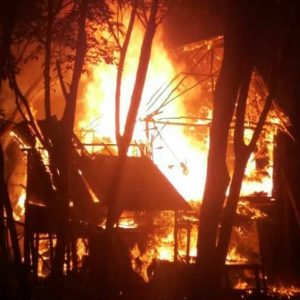 Satu Rumah Ludes Terbakar di Ogan Ilir