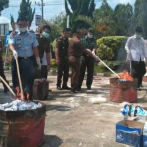 161 Bukti Tindak Pidana Dimusnahkan