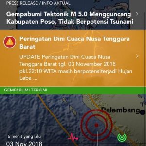 Bengkulu Diguncang Gempa, Warga Lubuklinggau Berhamburan Keluar Rumah