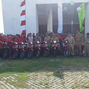 Pendamping PKH di Ogan Ilir Kebagian Puluhan Laptop dan Sepeda Motor 
