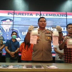 Warga Kepri Diupah Rp60 Juta Edarkan Sabu Satu Kilogram di Palembang
