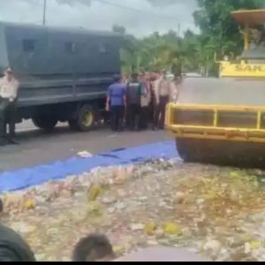 Polres Pagaralam Musnahkan Ribuan Botol Miras