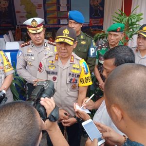 Kapolda Sumsel Pantau Pengamanan Ops Lilin Musi 2018 Muara Enim